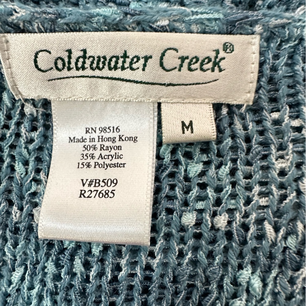 Coldwater Creek Blue Sweater- Medium - Picture 7 of 8